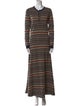 RRL & Co. Striped Long Dress