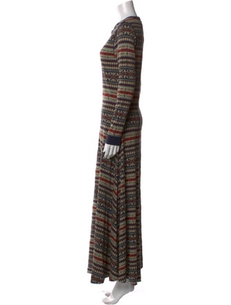 RRL & Co. Striped Long Dress