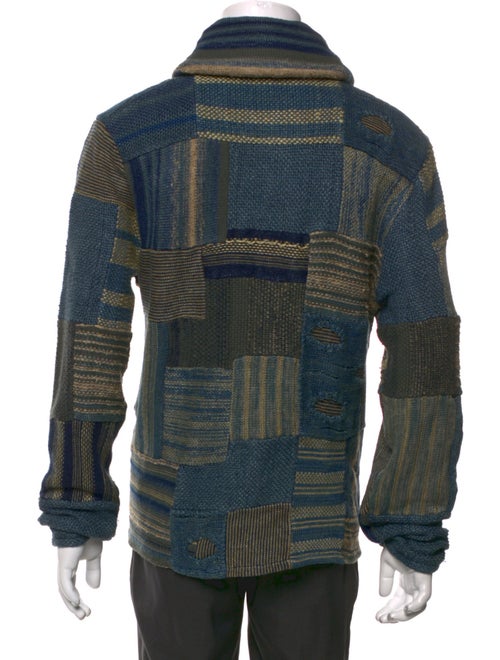 RRL & Co. Linen Printed Cardigan