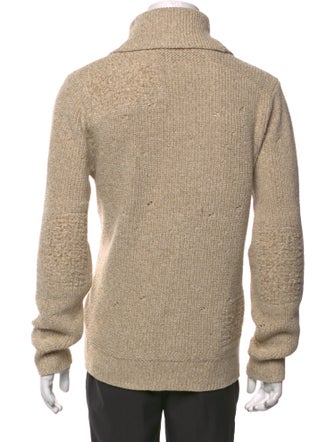 RRL & Co. Mock Neck Long Sleeve Cardigan