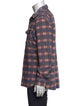 RRL & Co. Plaid Print Long Sleeve Western Shirt