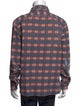 RRL & Co. Plaid Print Long Sleeve Western Shirt