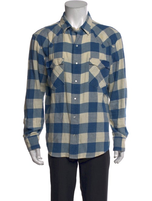 RRL & Co. Plaid Print Long Sleeve Shirt
