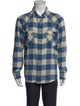 RRL & Co. Plaid Print Long Sleeve Shirt