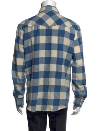 RRL & Co. Plaid Print Long Sleeve Shirt