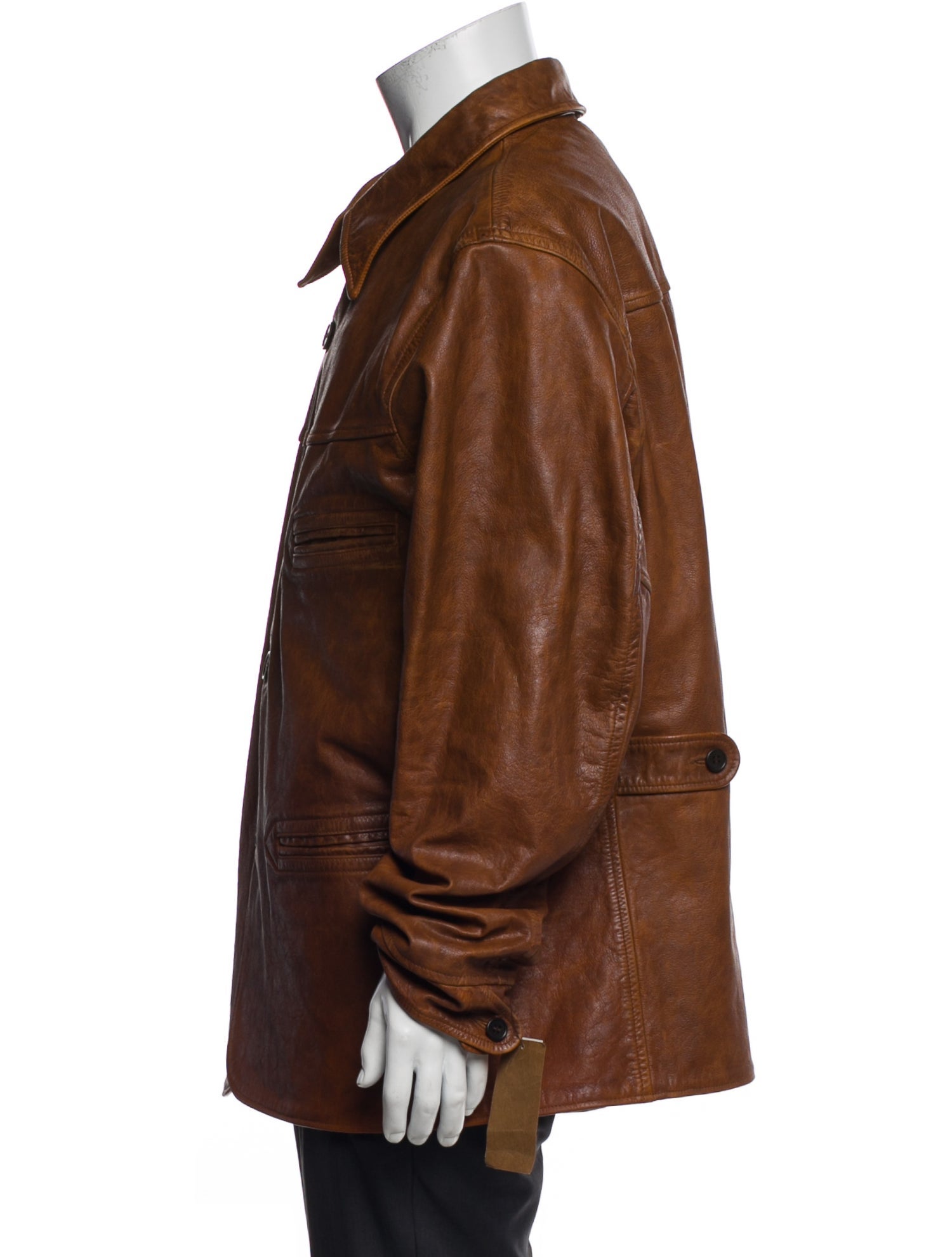 RRL & Co. Leather Utility Jacket