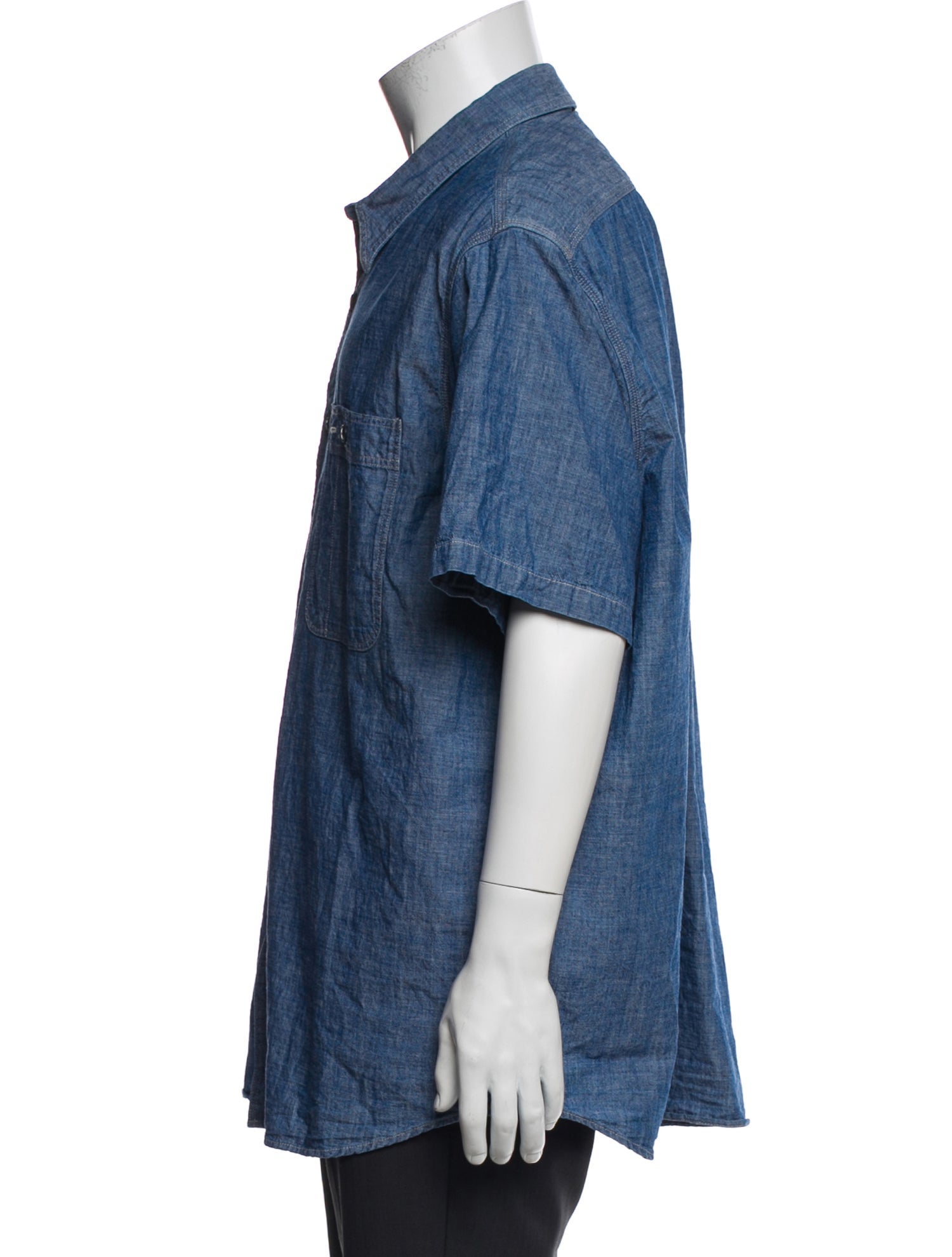 RRL & Co. Short Sleeve Denim Shirt