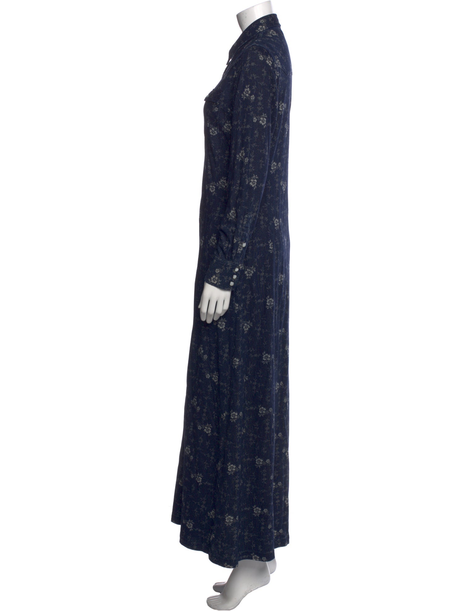 RRL & Co. Floral Print Long Dress