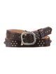 RRL & Co. Leather Studded Accents Belt