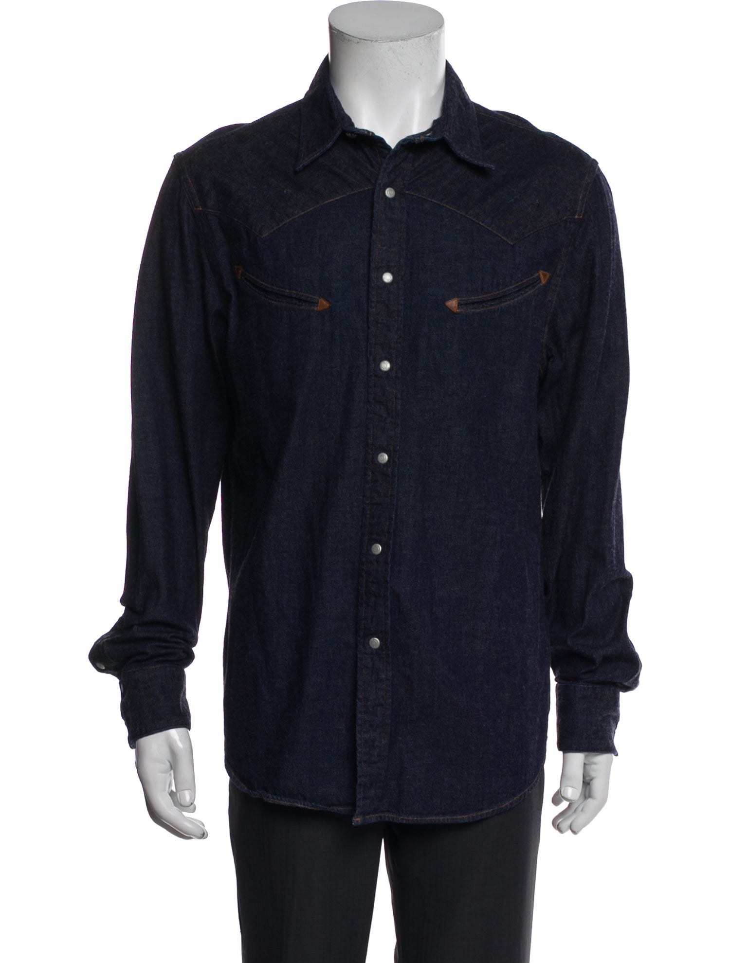 RRL & Co. Long Sleeve Denim Shirt