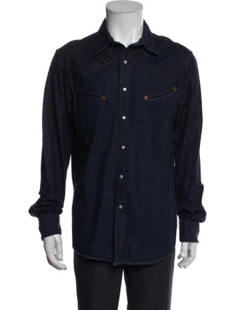 RRL & Co. Long Sleeve Denim Shirt