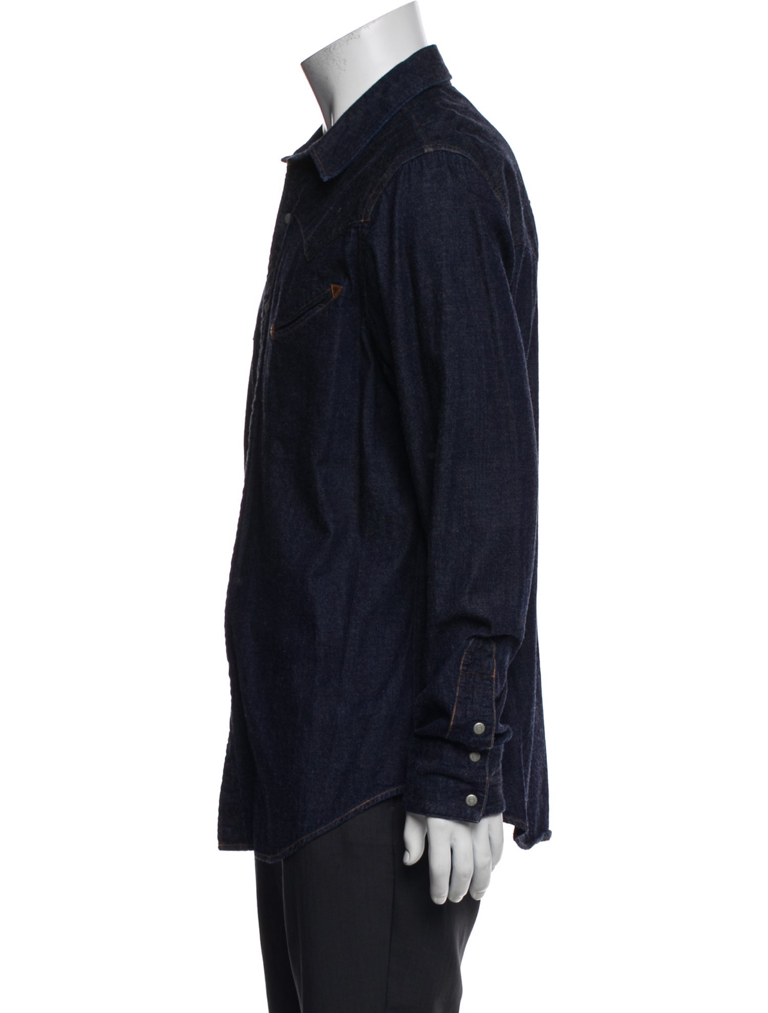 RRL & Co. Long Sleeve Denim Shirt