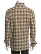 RRL & Co. Plaid Print Long Sleeve Western Shirt