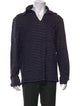 RRL & Co. Striped V-Neck Polo Sweater
