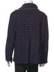 RRL & Co. Striped V-Neck Polo Sweater