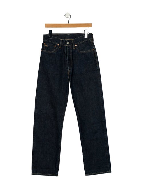 RRL & Co. High-Rise Straight Leg Jeans