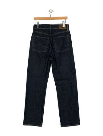 RRL & Co. High-Rise Straight Leg Jeans