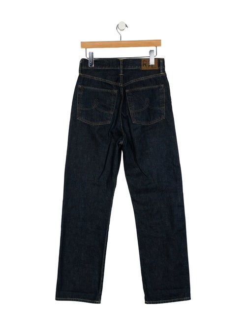 RRL & Co. High-Rise Straight Leg Jeans