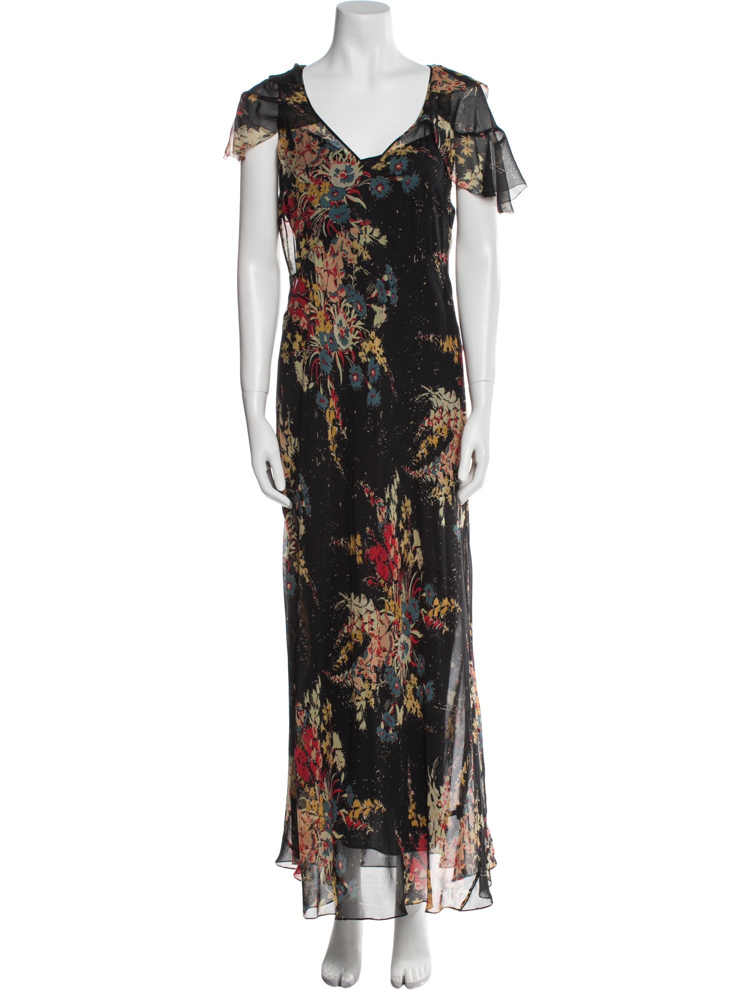 RRL & Co. Silk Long Dress