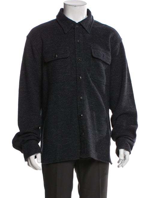 RRL & Co. Mock Neck Long Sleeve Cardigan