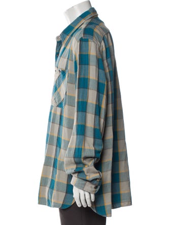 RRL & Co. Plaid Print Long Sleeve Shirt