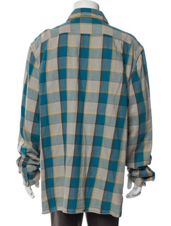 RRL & Co. Plaid Print Long Sleeve Shirt