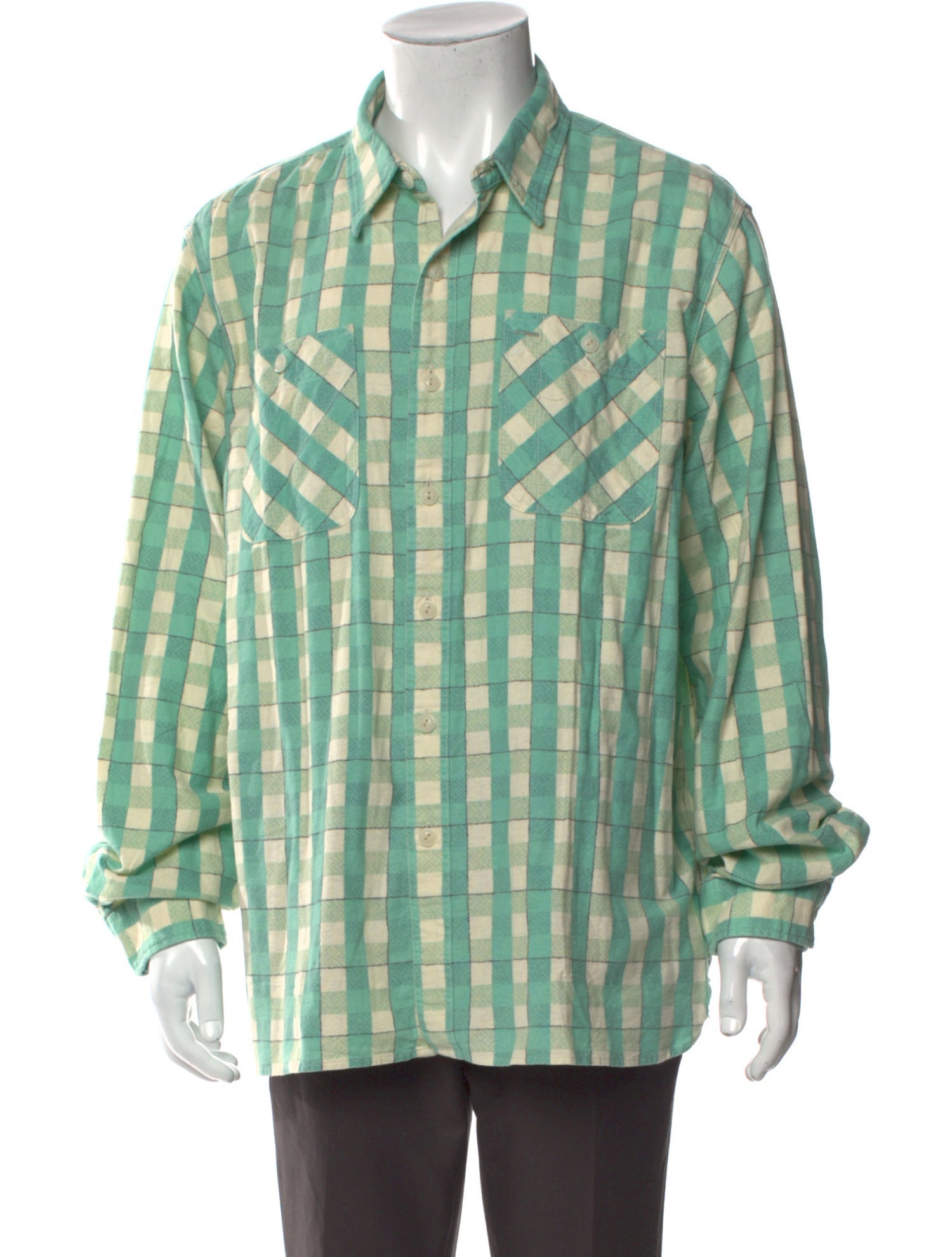 RRL & Co. Plaid Print Long Sleeve Shirt