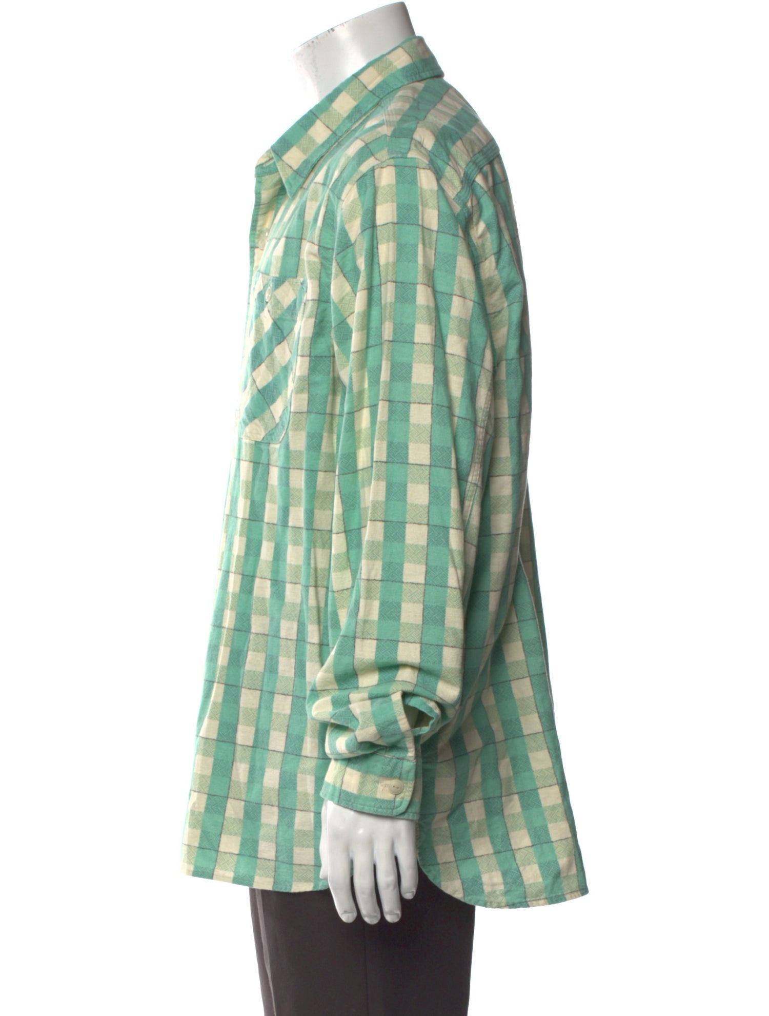 RRL & Co. Plaid Print Long Sleeve Shirt