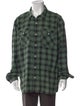RRL & Co. Plaid Print Long Sleeve Western Shirt