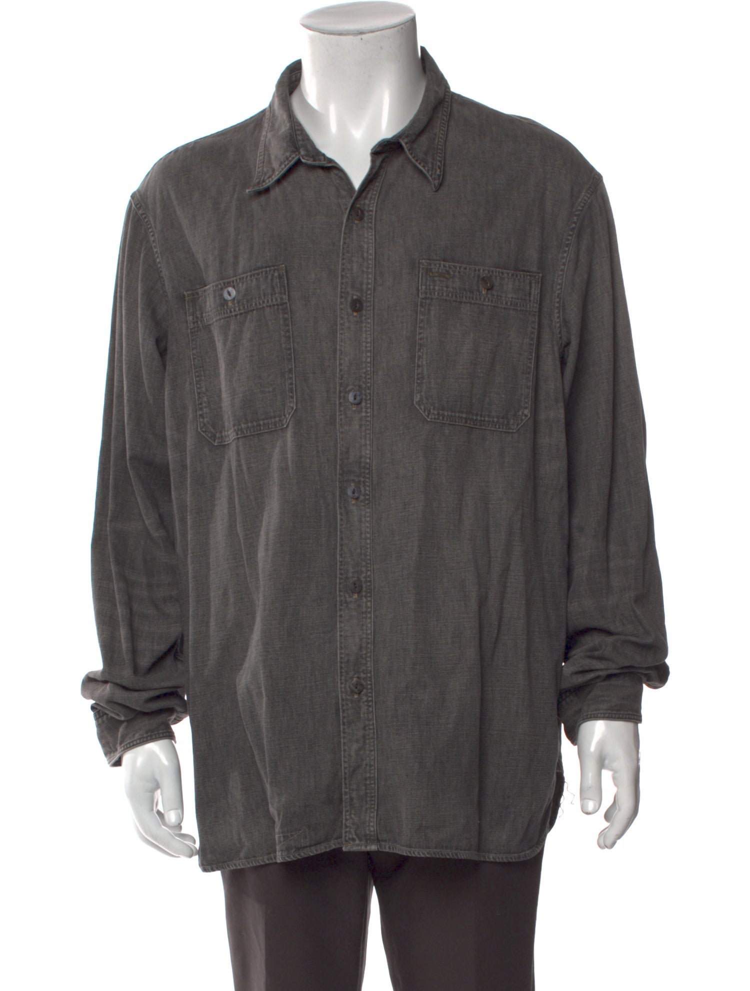 RRL & Co. Long Sleeve Denim Shirt