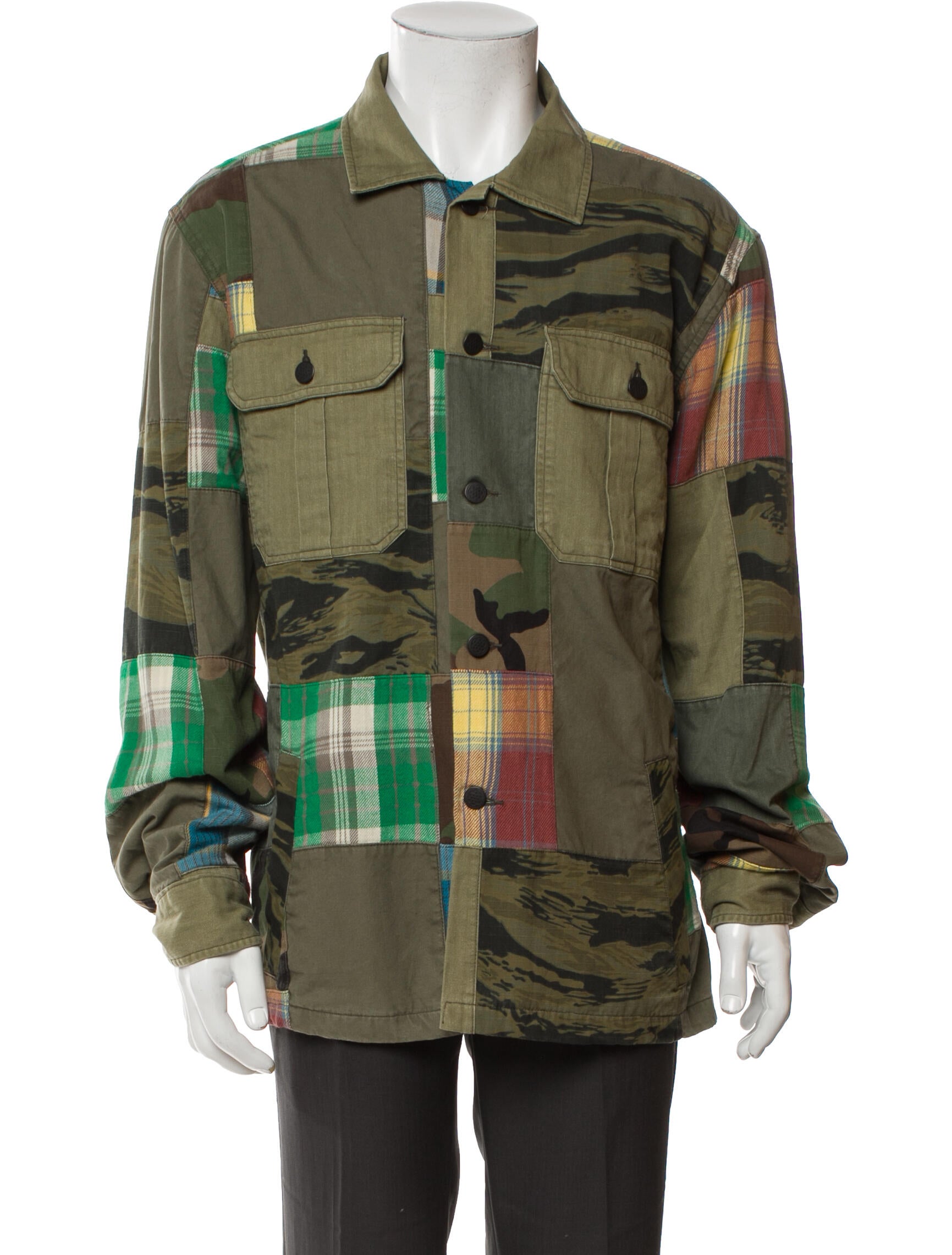 RRL & Co. Camouflage Print Utility Jacket