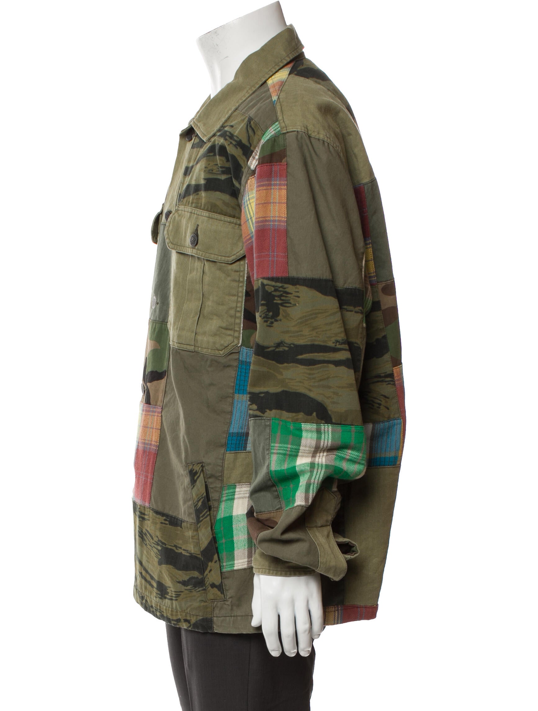 RRL & Co. Camouflage Print Utility Jacket