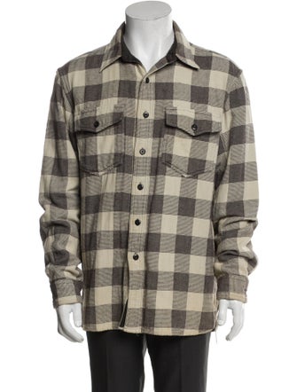 RRL & Co. Plaid Print Long Sleeve Shirt