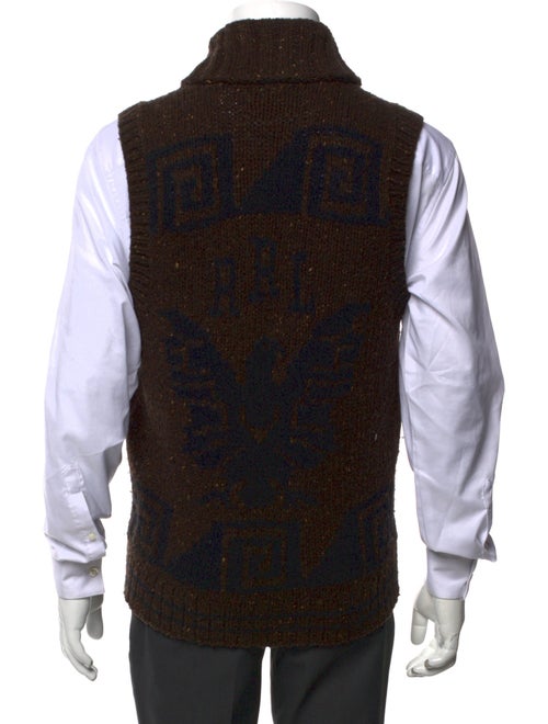 RRL & Co. Wool Colorblock Pattern Sweater Vest