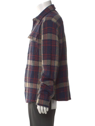 RRL & Co. Wool Plaid Print Shirt