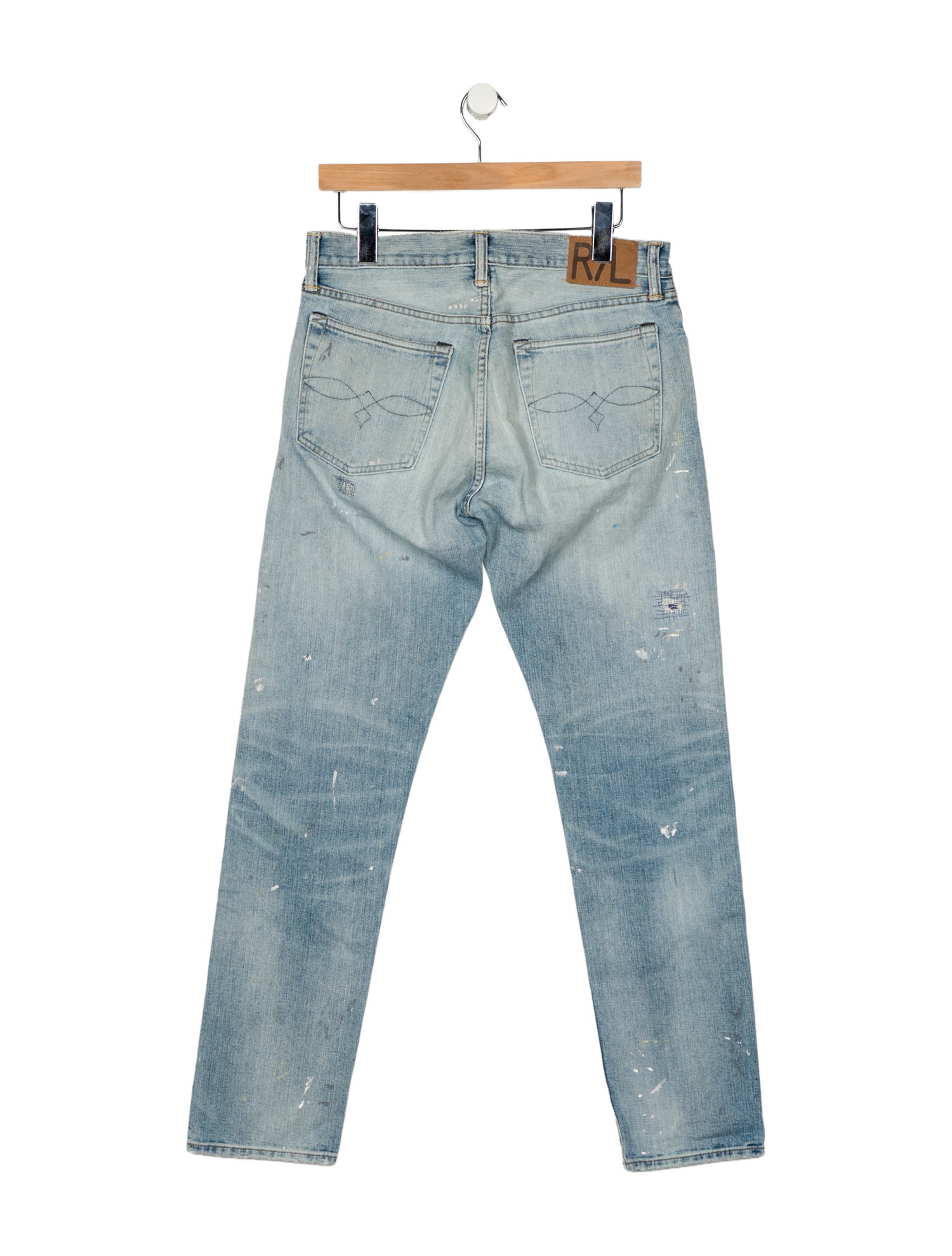 RRL & Co. Mid-Rise Skinny Leg Jeans