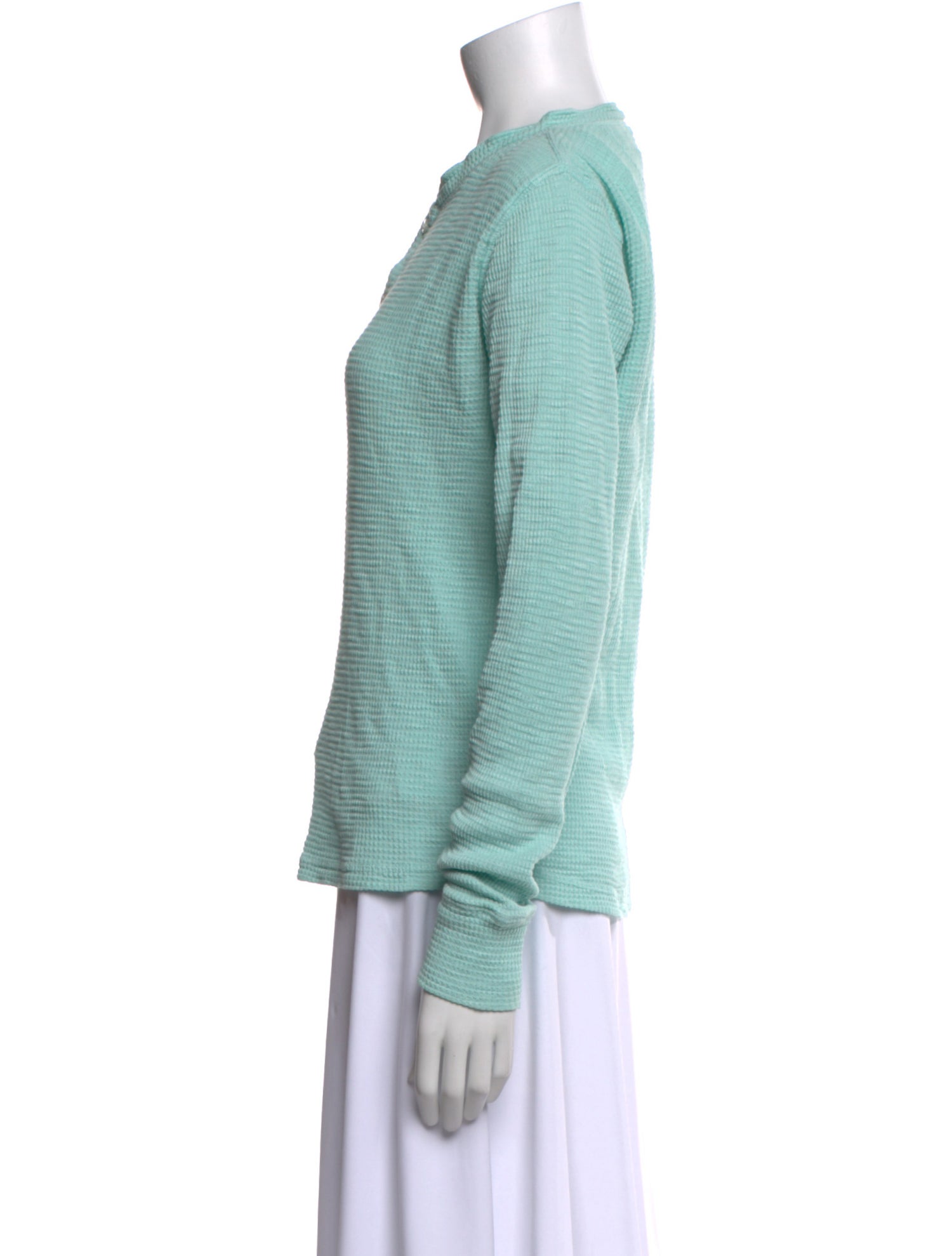 RRL & Co. Mock Neck Long Sleeve Sweatshirt