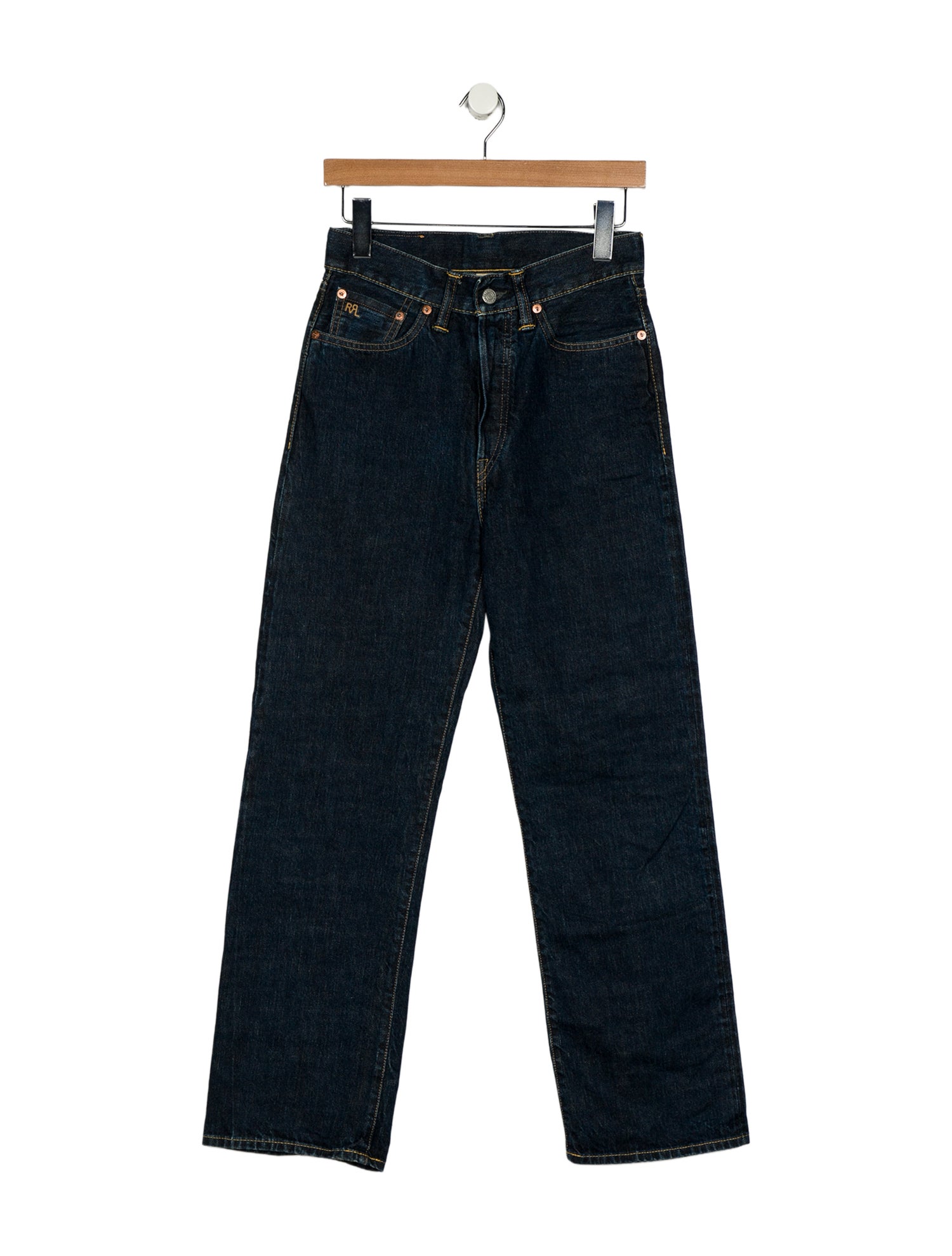 RRL & Co. High-Rise Wide Leg Jeans