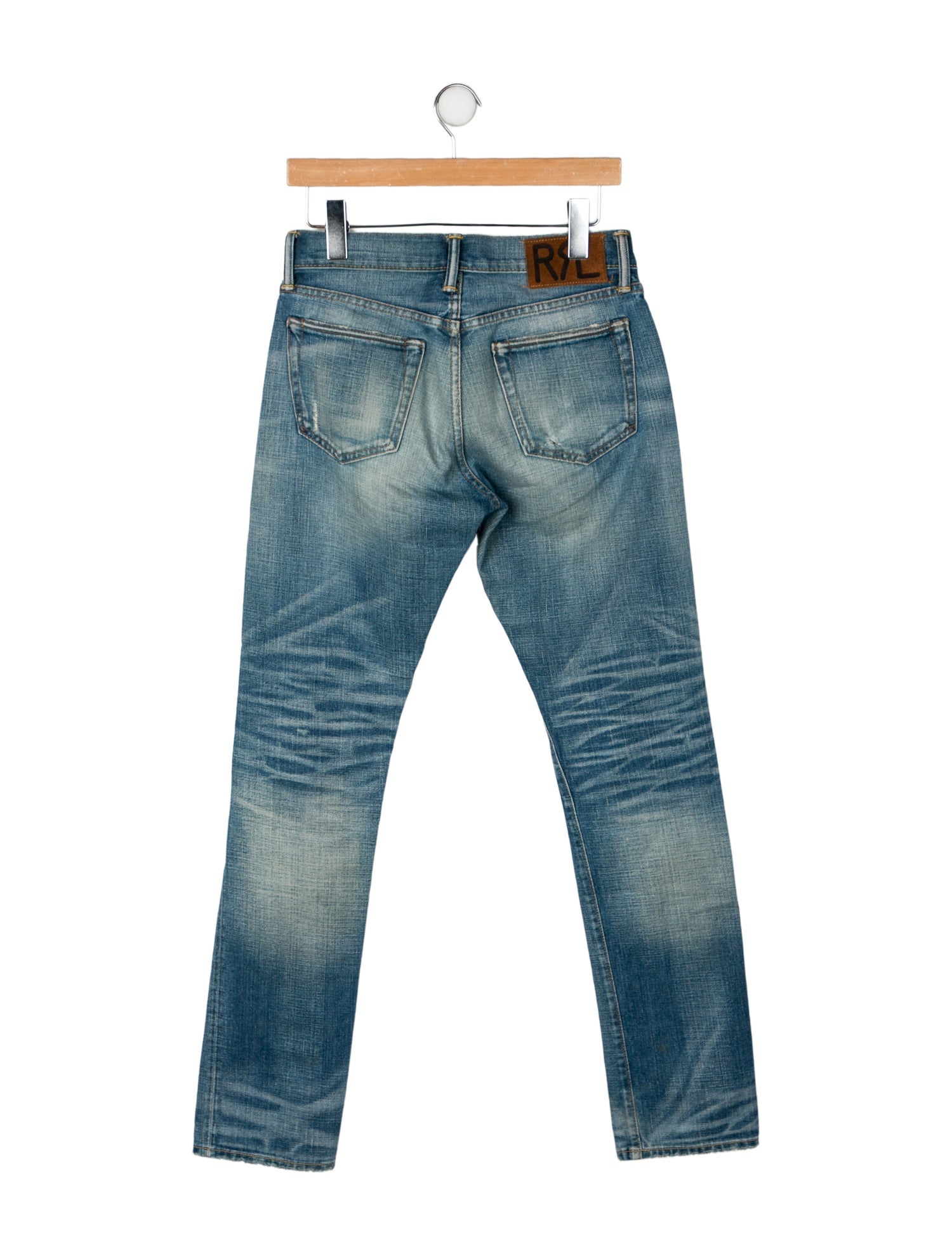 RRL & Co. Mid-Rise Straight Leg Jeans