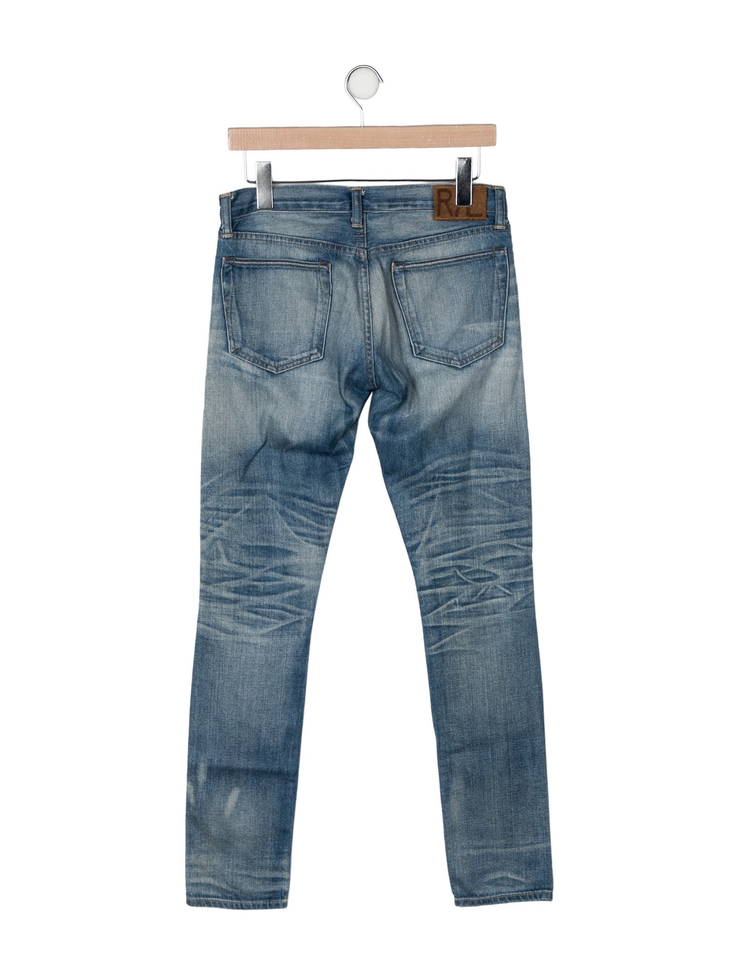 RRL & Co. Mid-Rise Straight Leg Jeans