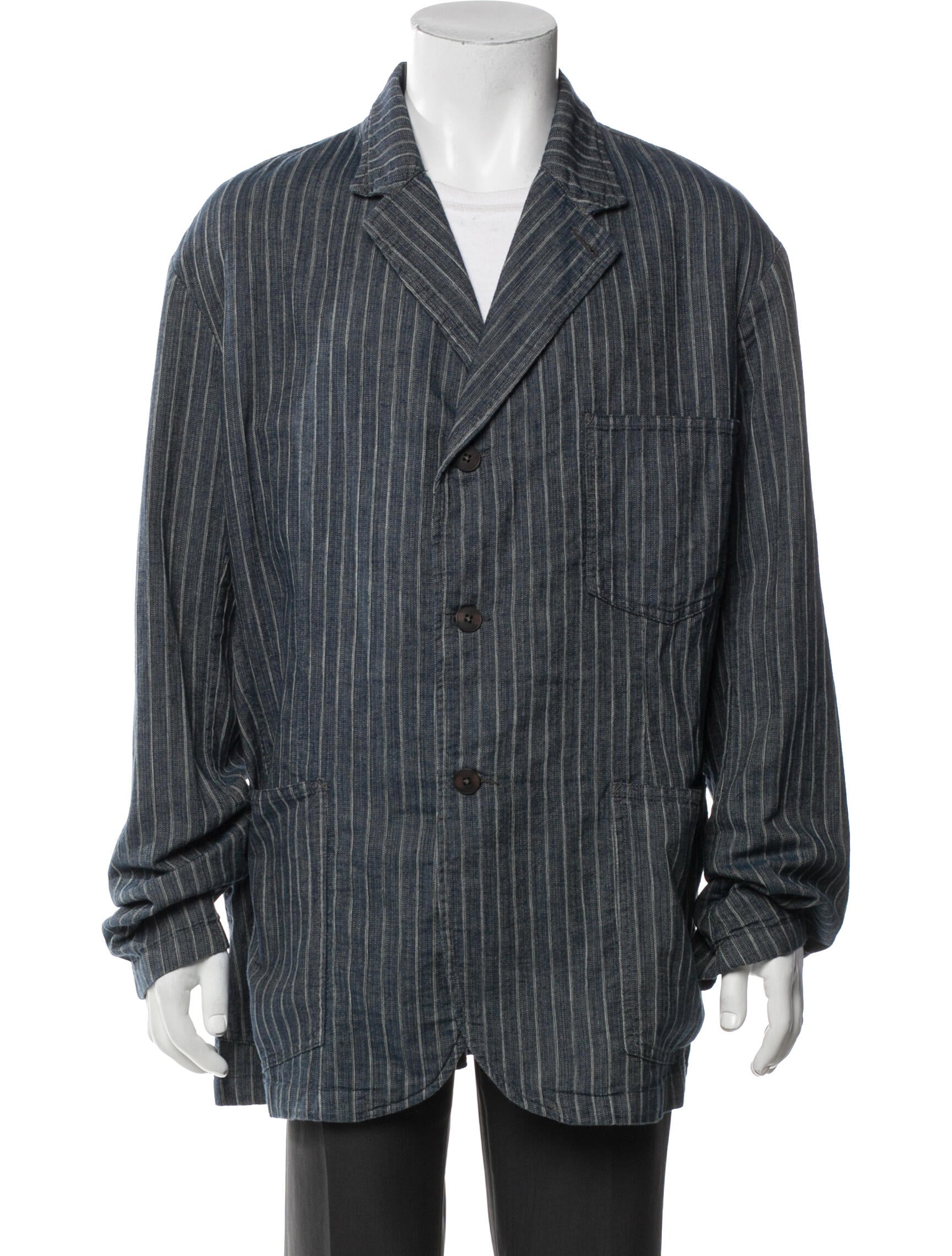 RRL & Co. Striped Coat