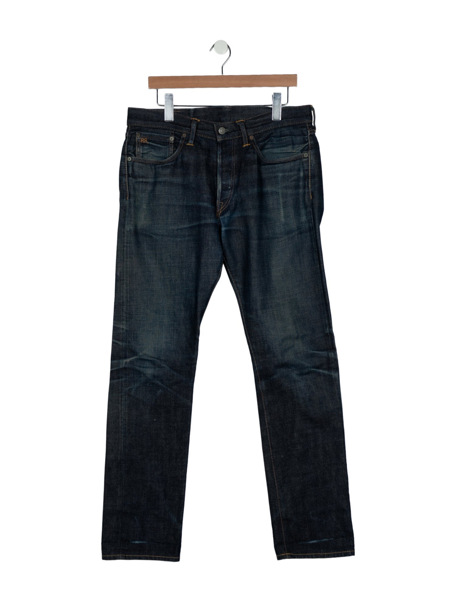 RRL & Co. Mid-Rise Straight Leg Jeans