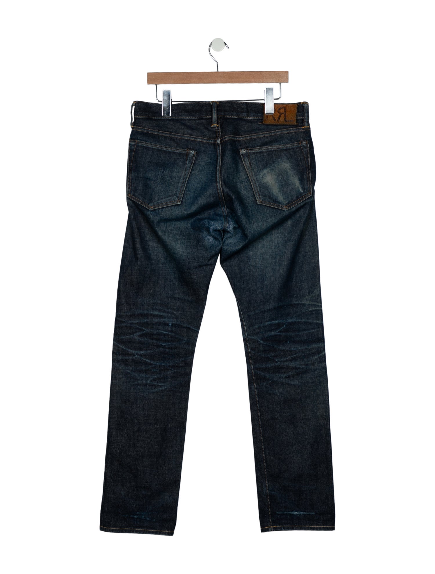 RRL & Co. Mid-Rise Straight Leg Jeans
