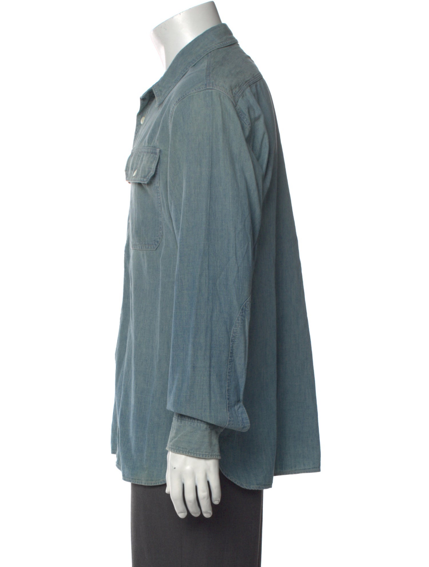 RRL & Co. Long Sleeve Denim Shirt