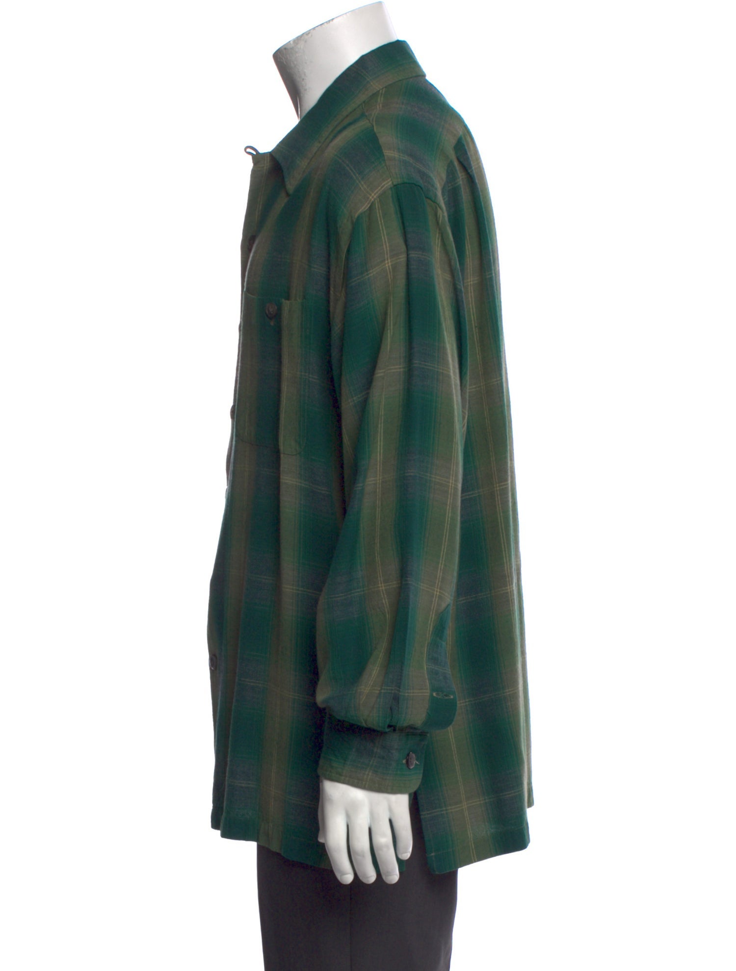 RRL & Co. Plaid Print Long Sleeve Shirt