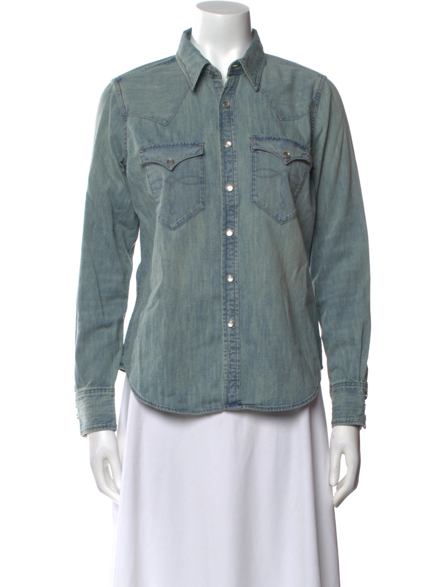 RRL & Co. Long Sleeve Button-Up Top