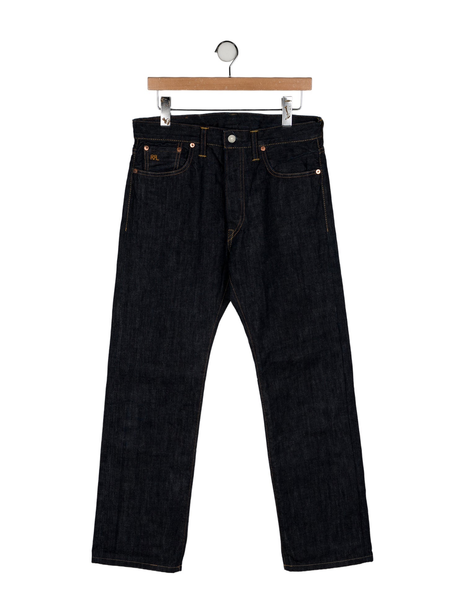 RRL & Co. High-Rise Wide Leg Jeans