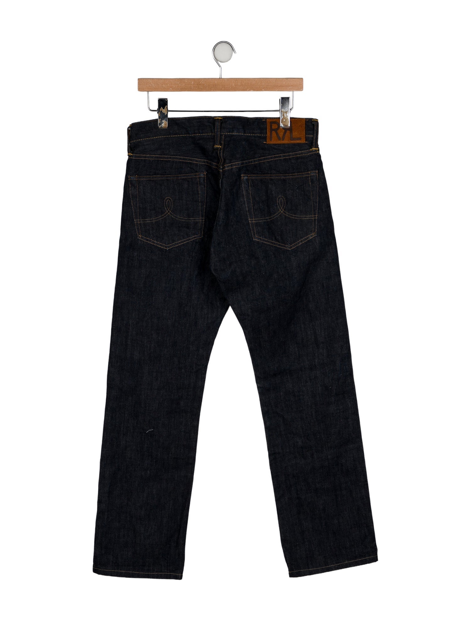 RRL & Co. High-Rise Wide Leg Jeans