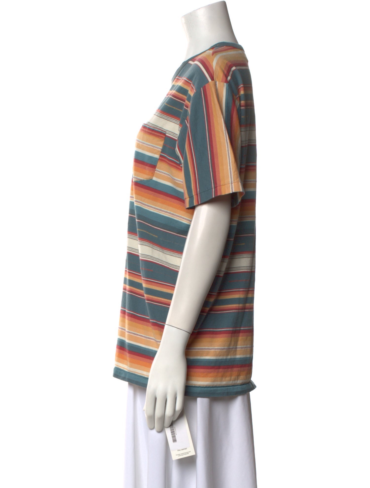 RRL & Co. Striped Crew Neck T-Shirt