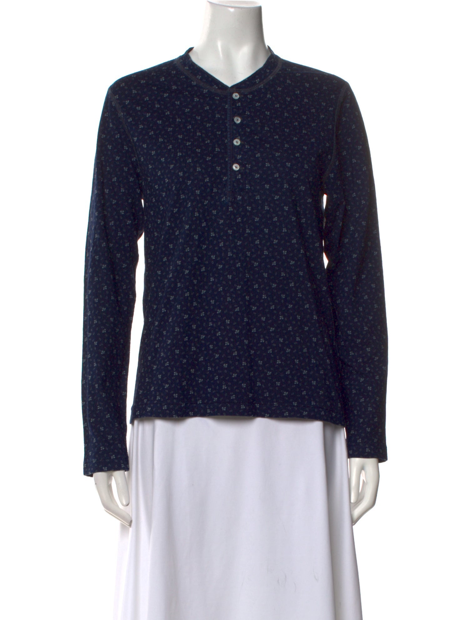 RRL & Co. Printed Crew Neck Sweatshirt